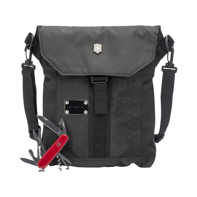 Paquete Victorinox de Mochila ADVENTURE TRAVELER DELUXE y Navaja CLIMBER de 14 Funciones.