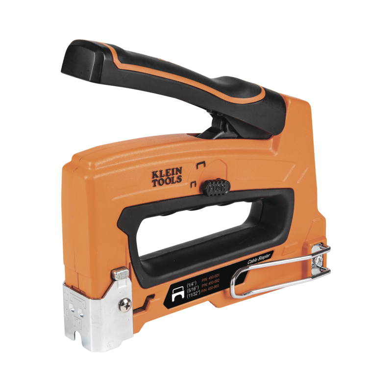 Grapadora para Cables de Voz, Datos y Video (UTP) a Madera / Tablaroca. Compatible con Grapas 450-001, 450-002, 450-003