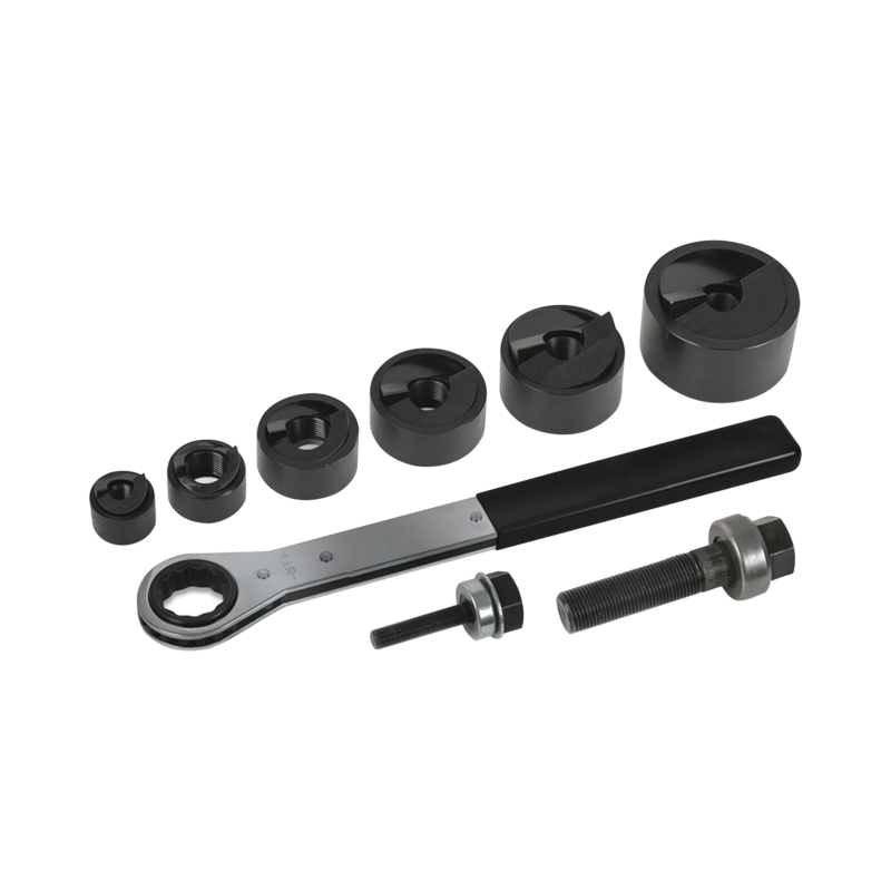 Juego de 6 Sacabocados de 1/2 a 2 Pulgadas (12.7 a 50.8 mm). con Estuche