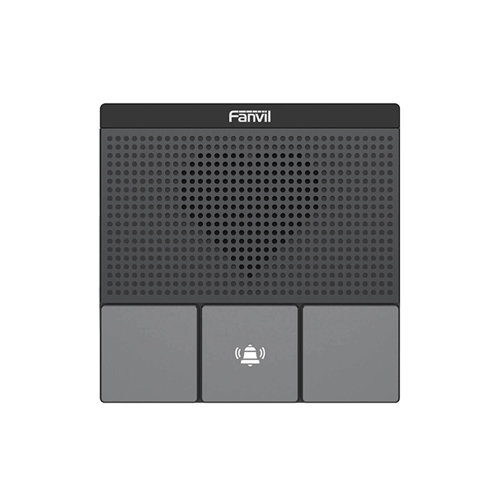 Mini Intercomunicador Wi-Fi para hotelería, hospitales, con diseño elegante, PoE, 3 botones, 1 relevador integrado de salida y entrada.