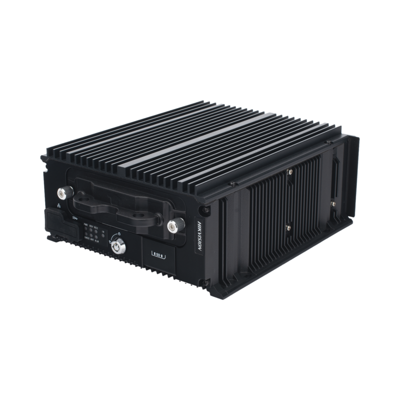 DVR Hibrido Móvil 1080p / 4 Canales TURBO + 8 Canales IP / Soporta 4G / WiFi / GPS / Sensor G / Soporta 2 Memorias SD / Alarmas I/O / Salida de Video