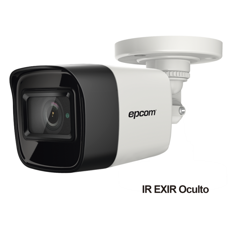 Bala TURBOHD 4K (8 Megapixel) / Gran Angular 102° / Lente 2.8 mm / Exterior IP67 / IR EXIR 30 mts / dWDR