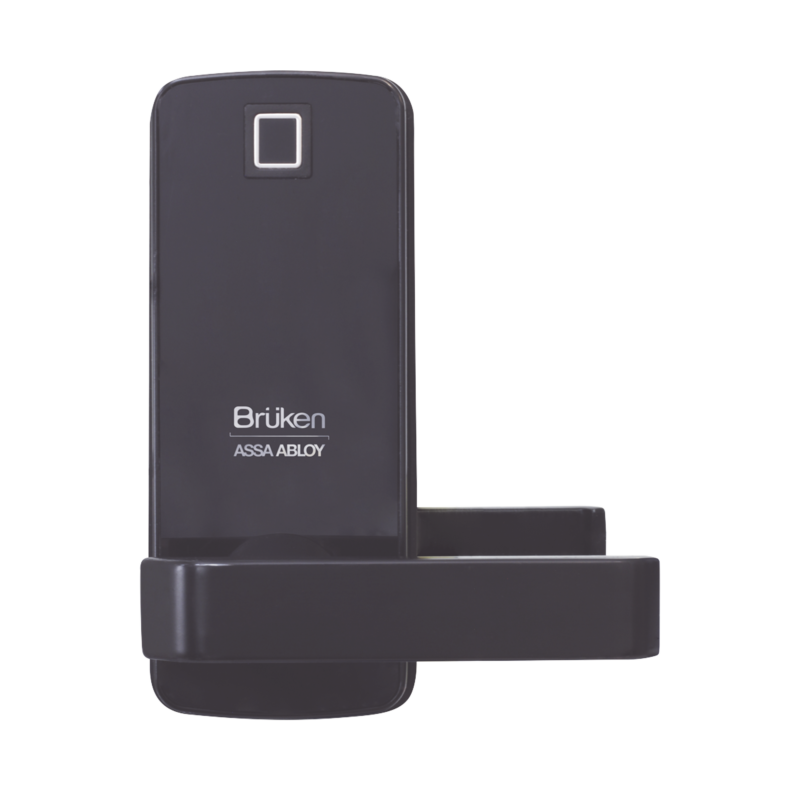 Cerrojo Electrónico con Manija y Lector de Huella/ Tarjeta para Puerta de Vidrio