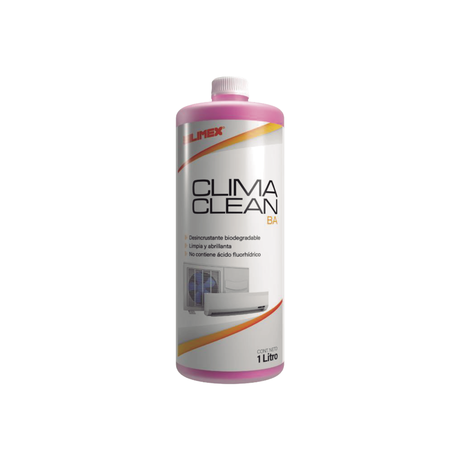 CLIMA CLEAN BA Limpiador espumoso, biodegradable y a base de agua que garantiza una limpieza profunda y profesional en serpentines de minisplits, mejorando su eficiencia y prolongando su vida útil