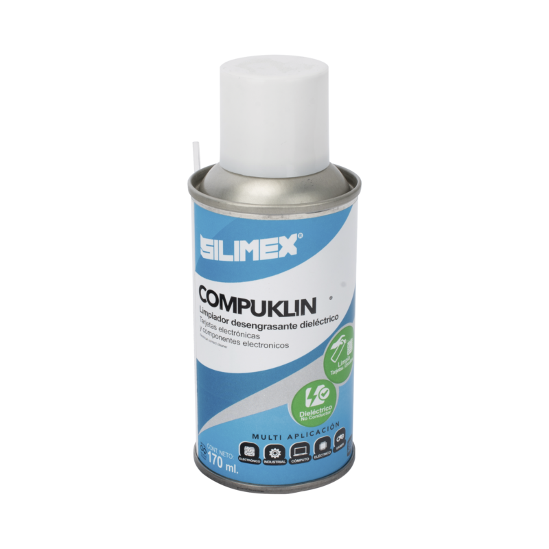 Limpiador desengrasante en aerosol dielectrico, para tarjetas electrónicas y circuitos, bote 170 ml.
