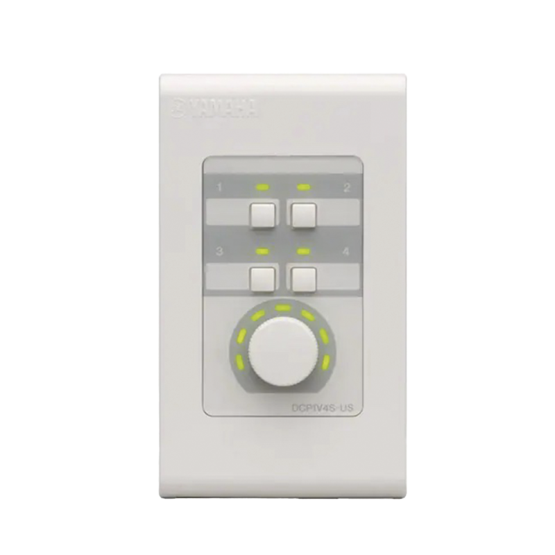 Panel de Control Digital | 1 Volumen | 4 Switches Configurables | Compatible con Procesadores Serie MA, PA, y MTX