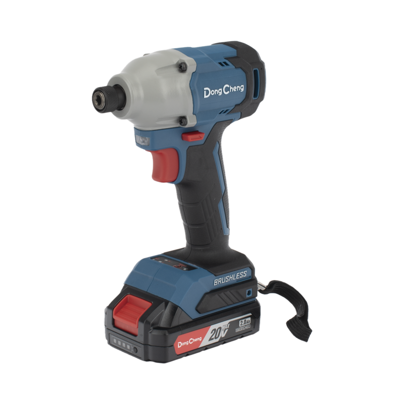 Atornillador de Impacto de 1/4 in. sin escobillas de 20V, incluye Batería de 2.0 Ah y Maletín