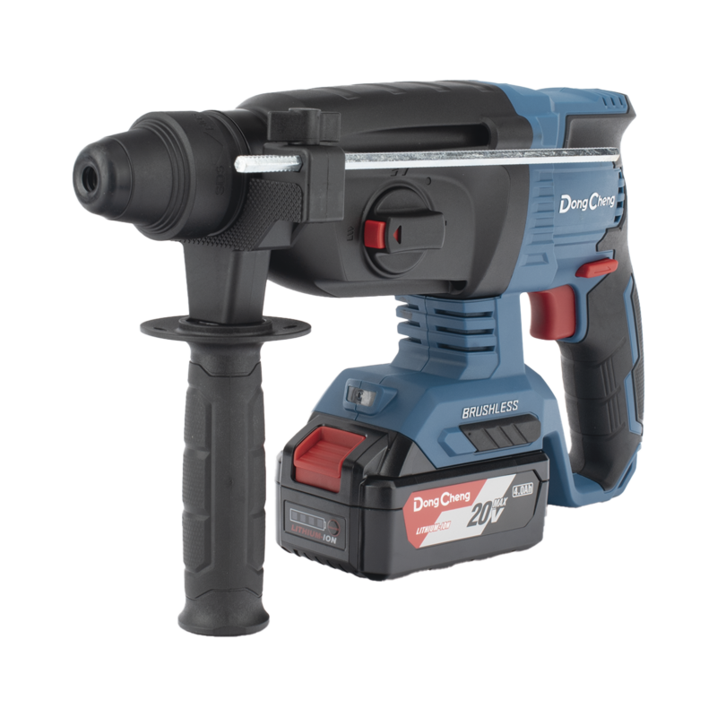 Martillo perforador inalámbrico SDS-PLUS, Incluye 2 Baterías 20V, 4.0 Ah, Cargador y Estuche