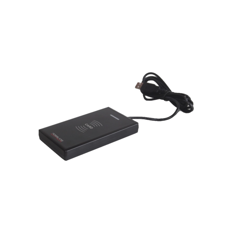 Lector Enrolador de Escritorio para tarjetas de Proximidad ROSSLARE (MIFARE 13.56 MHZ), Compatible con AXTRAXNG y  AXTRAXPRO