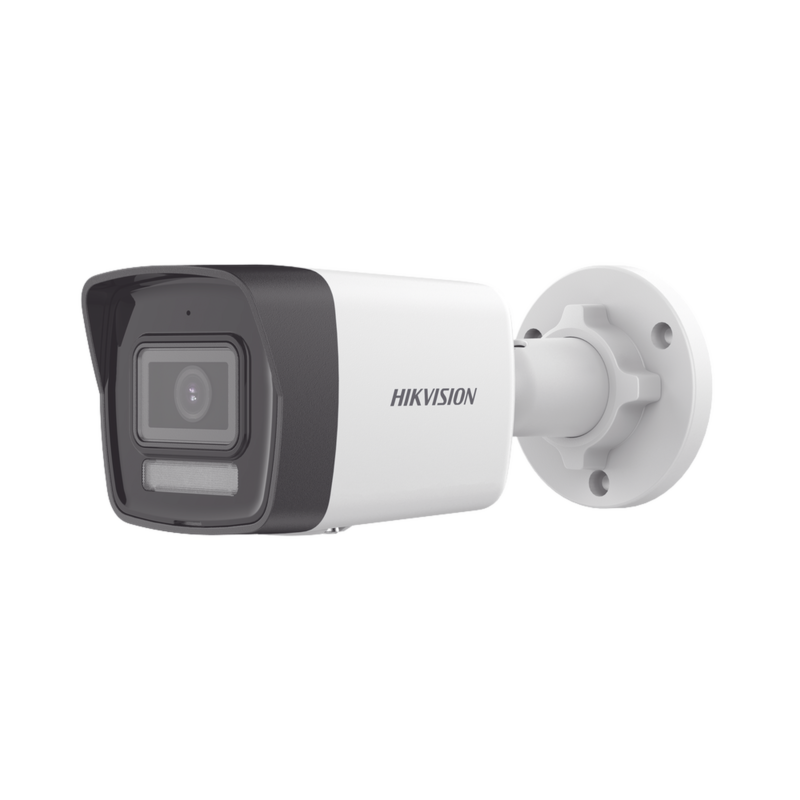 Bala IP 2 Megapixel / Lente 2.8 mm / Dual Light (30 mts IR + 30 mts Luz Blanca) / ACUSENSE Lite / Exterior IP67 / H.265+ / PoE