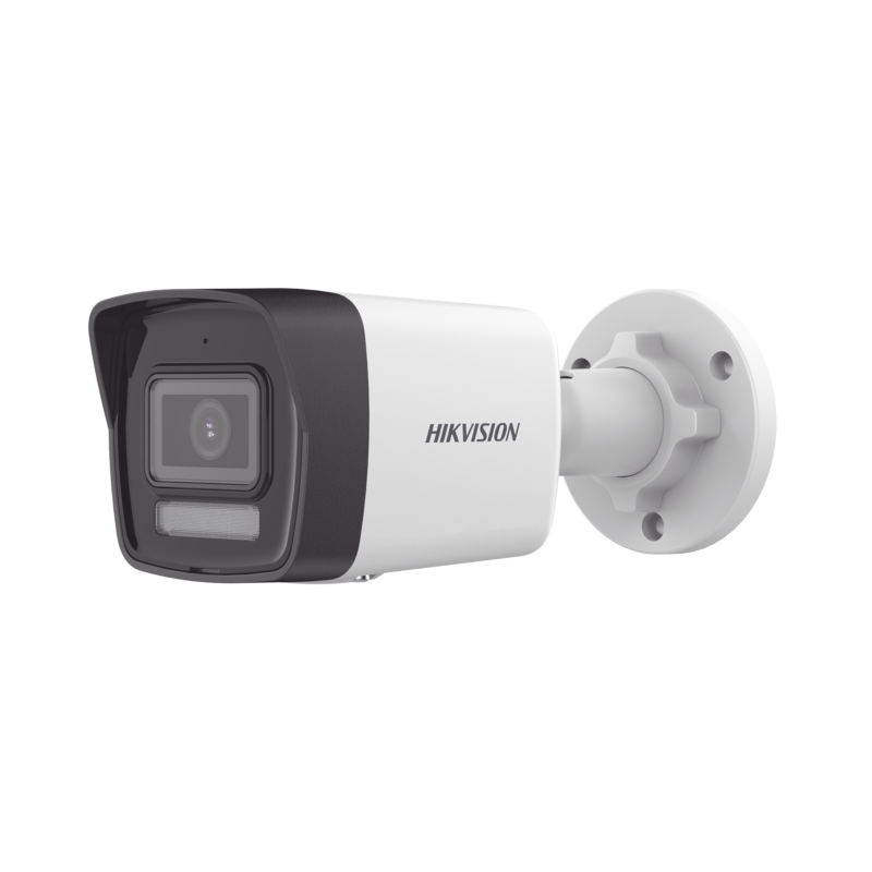 [Dual Light] Bala IP 2 Megapixel / Lente 2.8 mm / 30 mts IR + 30 mts Luz Blanca / Micrófono Integrado / ACUSENSE Lite / Exterior IP67 / H.265 / PoE  / Micro SD