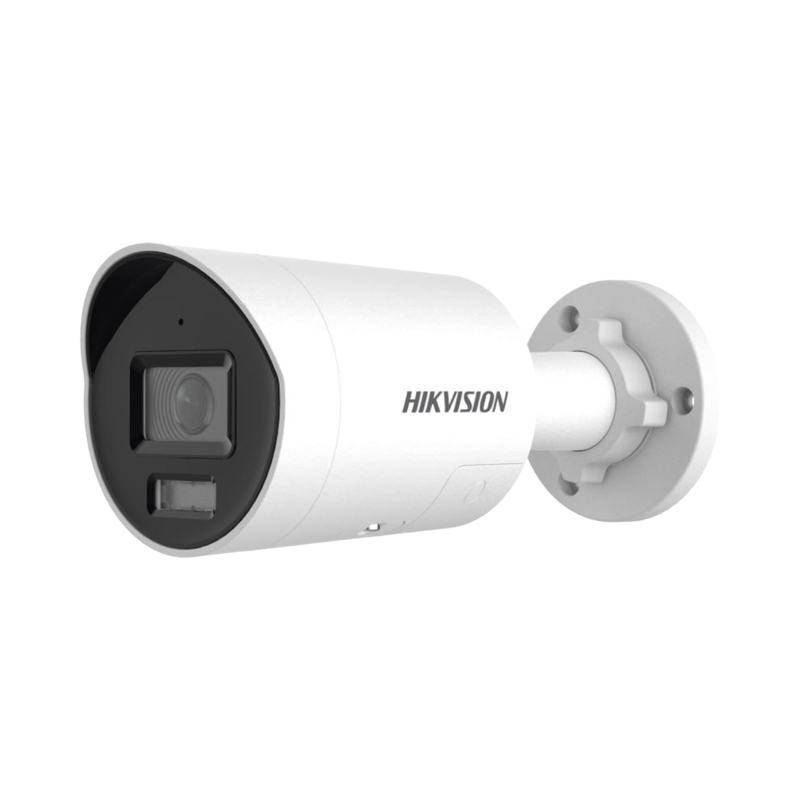 [Dual Light + ColorVu 3.0 + HikAI] Bala IP 8 Megapixel / Lente 2.8 mm / 40 mts IR + Luz Blanca / 2 Microfonos Integrados / Exterior IP67 / Estrobo Luz Blanca /  WDR 130 dB / ACUSENSE 3.0 / Metal / NEMA 4X / ACUSEARCH