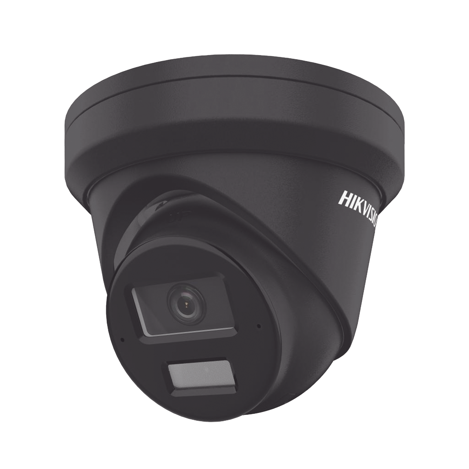 [Dual Light + 2 Micrófonos de Doble Matriz] Turret IP 4 Megapixel / Color Negro / Lente 2.8 mm / 30 mts Luz Blanca + 30 mts IR / ACUSENSE / Exterior IP67 / WDR 120 dB / PoE / ONVIF / Micro SD / Metal / ACUSEARCH
