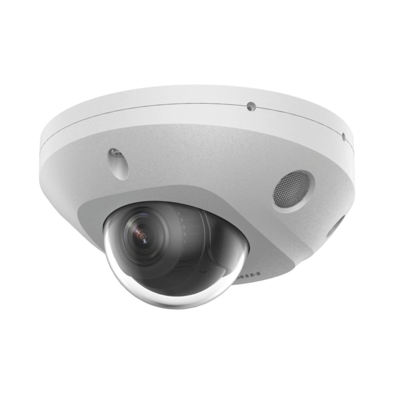[Dual Light + 2 Micrófonos Integrados] Mini Domo IP 4 Megapixel / Lente 2.8 mm / 30 mts Luz Blanca + 30 mts IR / ACUSENSE / Exterior IP67 / IK08 /  WDR 120 dB / PoE / ONVIF / MicroSD / ACUSEARCH