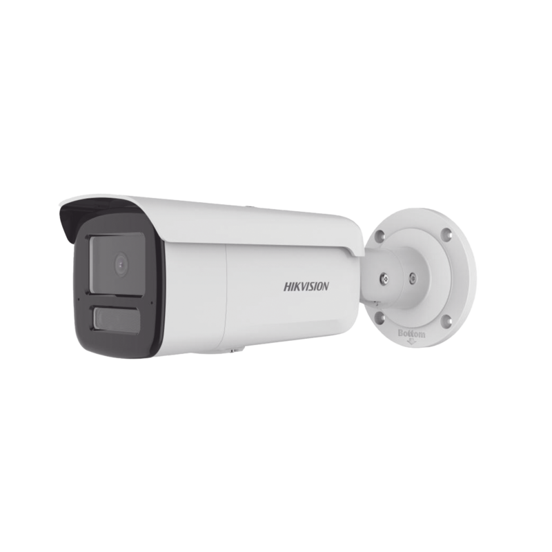 [Dual Light + 2 Micrófonos Integrados] Bala IP 4 Megapixel / Lente 4 mm / 80 mts IR + 80 mts Luz Blanca / ACUSENSE / Exterior IP67 / IK10 / WDR 120 dB / PoE / Micro SD  / ACUSEARCH
