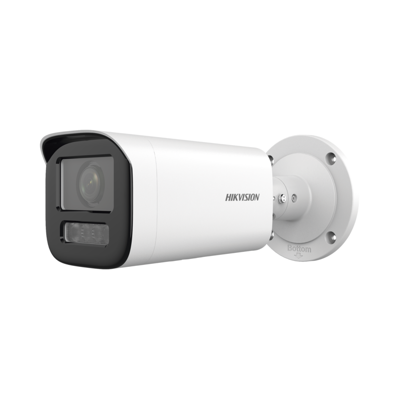 Bala IP 4 Megapíxel / Lente Motorizado 2.7 a 13.5 mm / Dual Light (50 mts IR + 50 mts Luz Blanca)   / Exterior IP67 / WDR 120 dB / PoE  / Micro SD