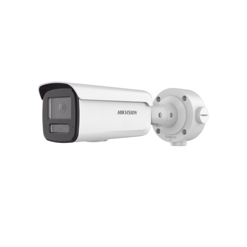 Bala IP 8 Megapixel / Lente 4 mm / Dual Light (60 mts IR + 60 mts Luz Blanca ) / Darkfighter S / Exterior IP67  / WDR 130 dB / 4 Analíticos: AcuSense, Deteccion Facial, Conteo de Personas por Cruce y Zona