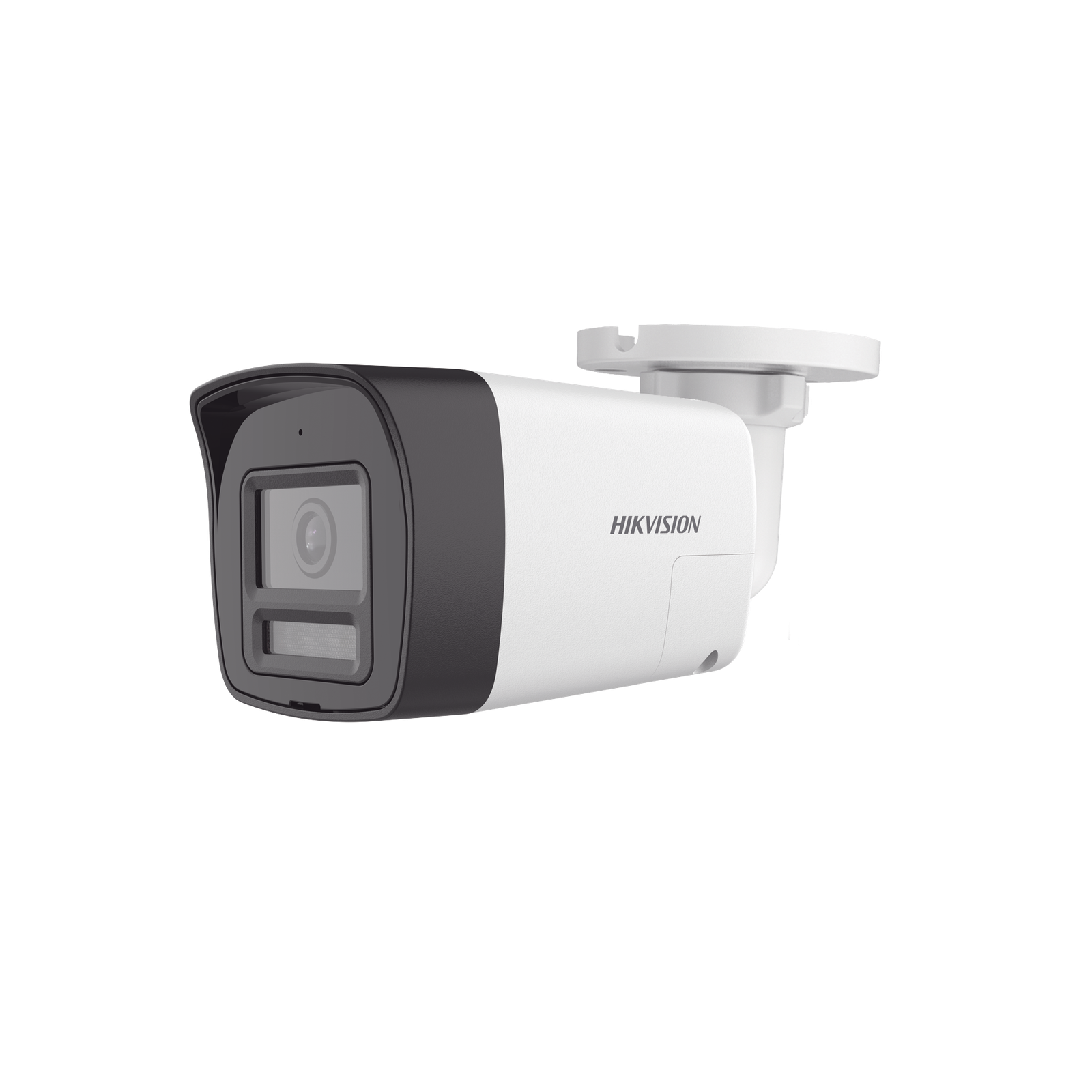 [Audio Bidireccional + Dual Light + ColorVu] Bala TURBOHD 4K (8 Megapixel) / Lente 2.8 mm / 30 mts IR EXIR + 20 mts Luz Blanca / Micrófono y Bocina Integrado / Exterior IP67 / Metal / dWDR