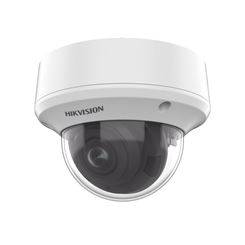 Domo TURBOHD 5 Megapixel / Lente Motorizado 2.7 - 13.5 mm / IR EXIR 40 mts / TVI-AHD-CVI-CVBS / IK10 / IP67 / dWDR / 12 Vcc / 24 VCA