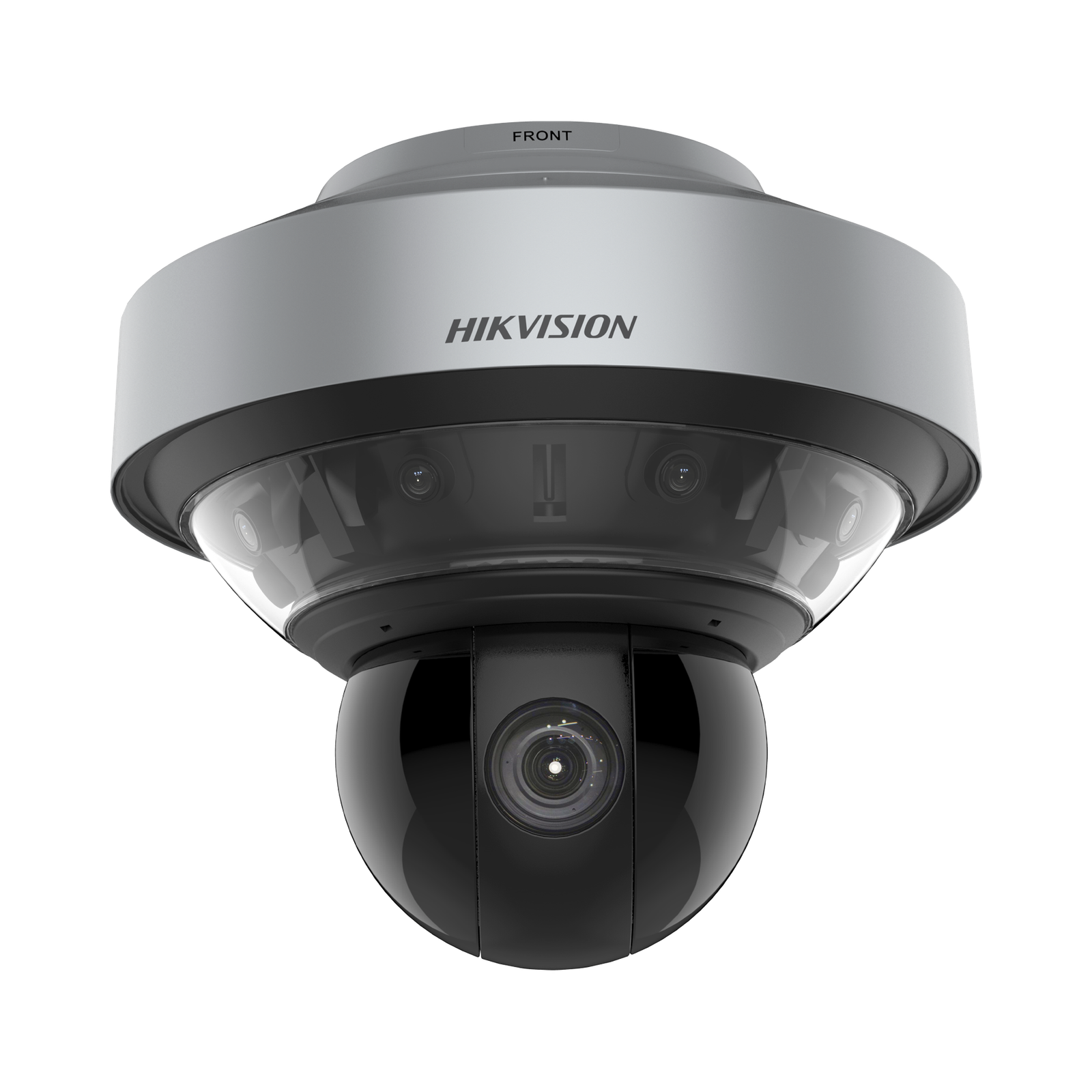 PanoVu Series / 1 PTZ 40X Zoom (4 Megapixel) + 8 Lentes 2.8 mm (360° / 32 Megapixel) / Posicionamiento 3D / Autoseguimiento 3.0 / Deep Learning / IP67 / IK10 / WDR 120 dB / Micro SD