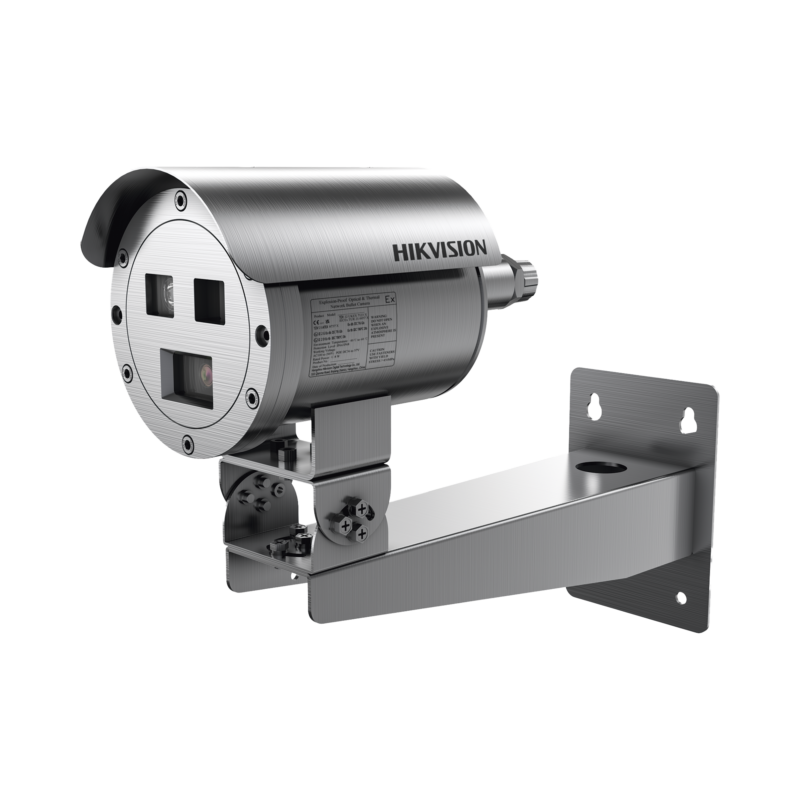 Bala IP Térmica Dual / Termico 15 mm (384 X 288) + Óptico 4 mm (4 MP) / Termométrica / Detección de Temperatura / IP68 / 30 mts IR / Antiexplosión / Anticorrosión