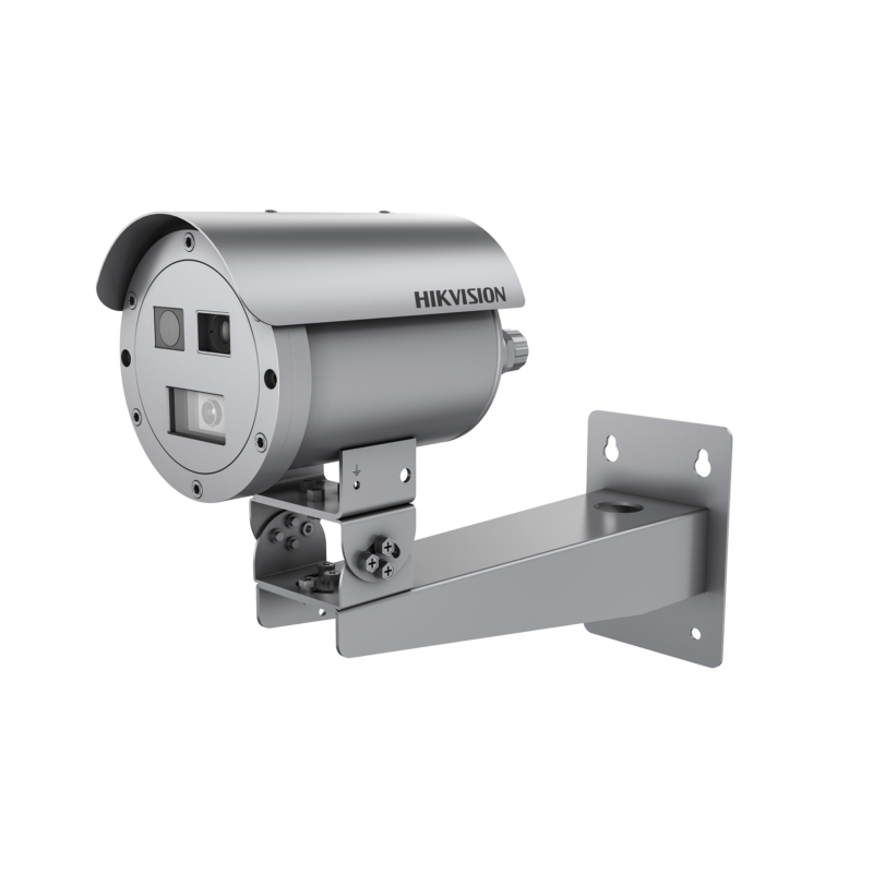 Bala IP Térmica Dual / Termico 7 mm (256 X 192) + Óptico 4 mm (4 MP) / Termométrica / Detección de Temperatura / IP68 / 30 mts IR / Antiexplosión / Anticorrosión