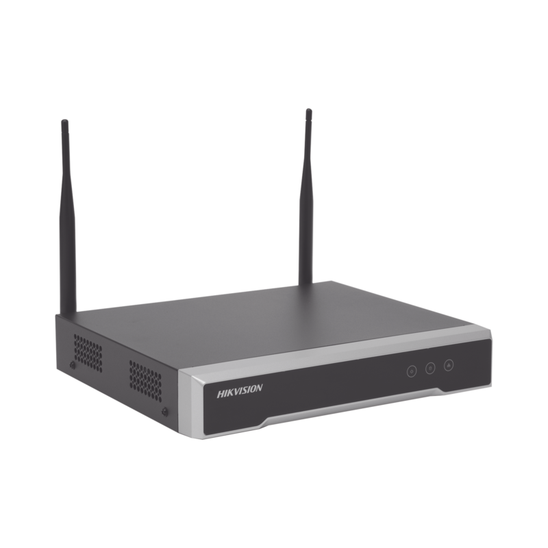 NVR 4 Megapixel / 4 canales IP / 1 Bahía de Disco Duro / 2 Antenas Wi-Fi / Salida de Vídeo Full HD