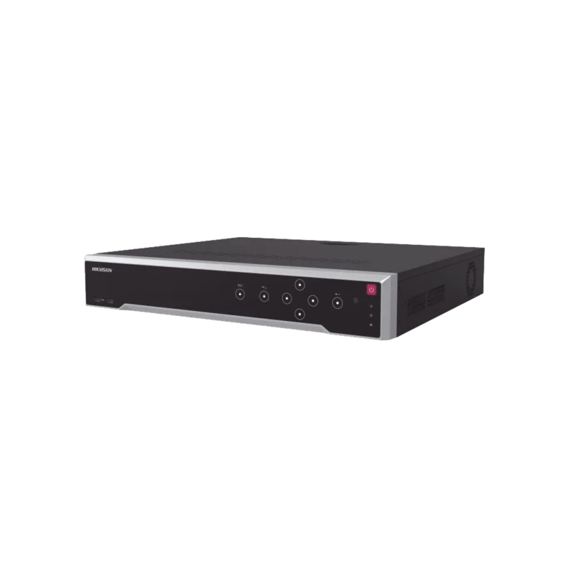 [Doble Poder de Decodificación] NVR 32 Megapixel (8K) / 32 Canales IP / 24 Puertos PoE+ / AcuSense / ANPR / Conteo de Personas / Heat Map / 4 Bahías de Disco Duro  / HDMI en 8K / Soporta POS / Alarmas I/O / Smart Search