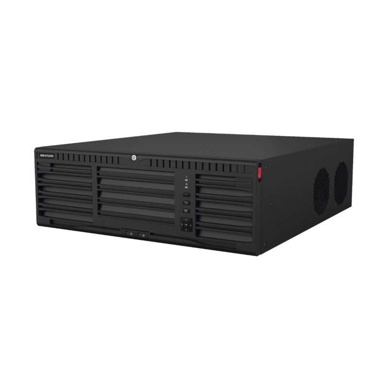 [Doble Poder de Decodificación] NVR 32 Megapixel (8K) / 32 Canales IP / AcuSense / ANPR / Conteo de Personas / Heat Map / 16 Bahías de Disco Duro / Soporta RAID con Hot Swap / 2 HDMI en 8K / Soporta POS / Alarmas I/O / Smart Search