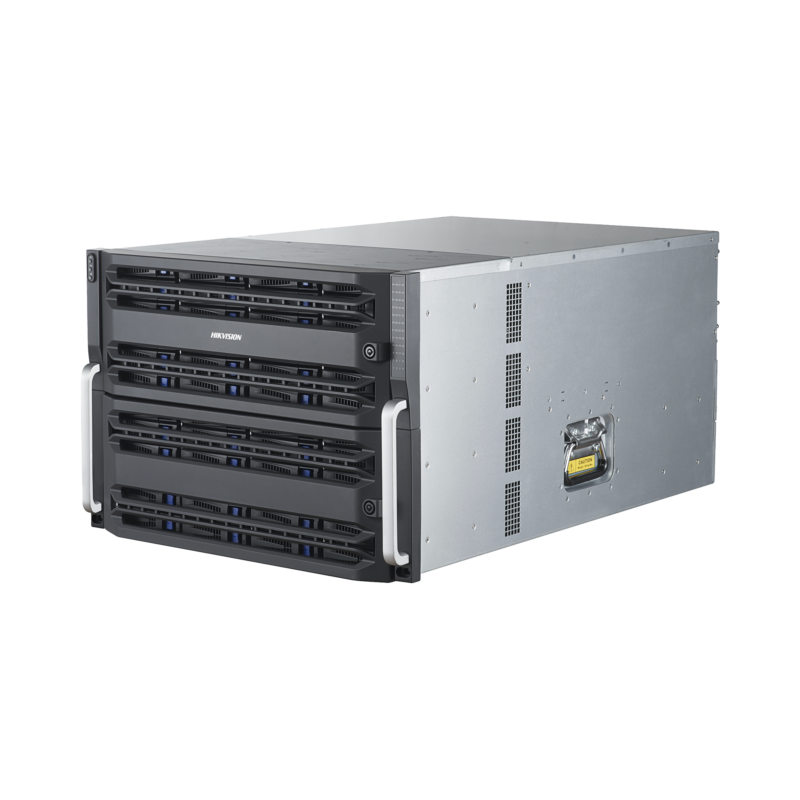 Servidor de Almacenamiento en Red / Soporta 48 Discos Duros (No Incluye Discos) / Soporta Hasta 512 Canales IP / Controlador Simple