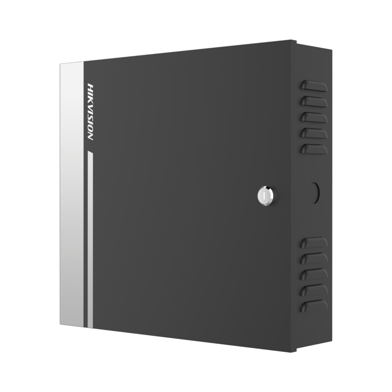 Controlador de Acceso para 2 Puertas y 4 Lectores Wiegand o RS485 / Incluye Gabinete y Fuente de Alimentación 12Vcc/8A / Soporta Batería de Respaldo /  Wiegand y RS-485 / 10,000 Tarjetas