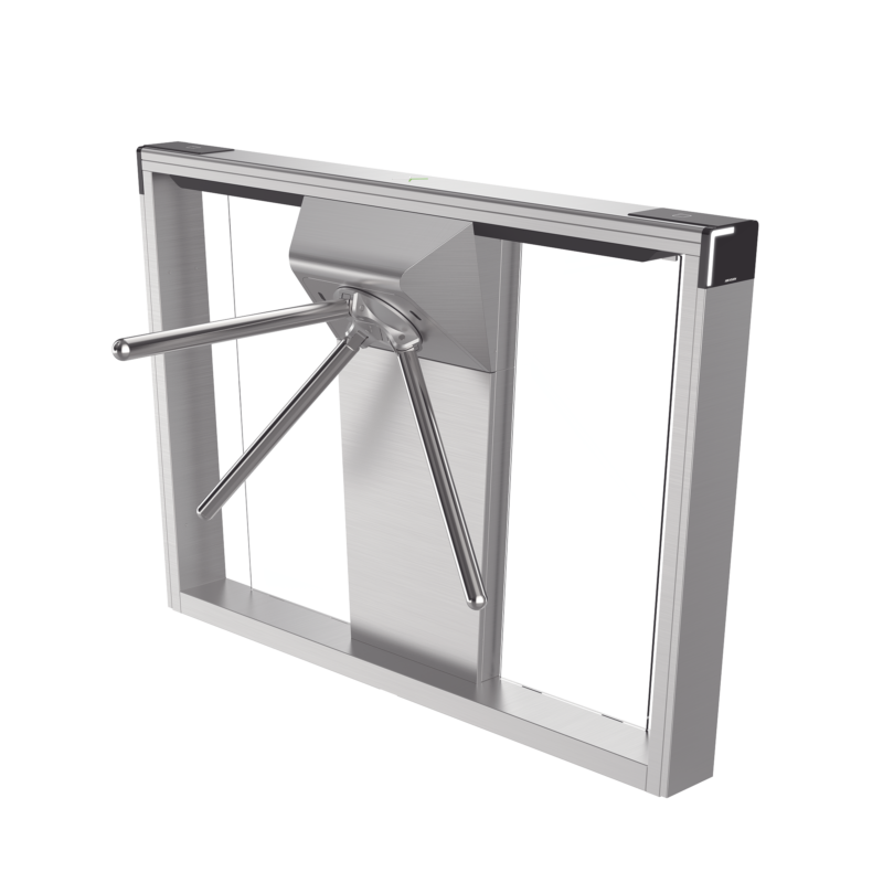 Torniquete Trípode Motorizado / Premium Diseño Slim Elegante / 5 Millones de Ciclos MCBF / Interior y Exterior / Lectores y Controlador Incluidos / LEDs indicadores