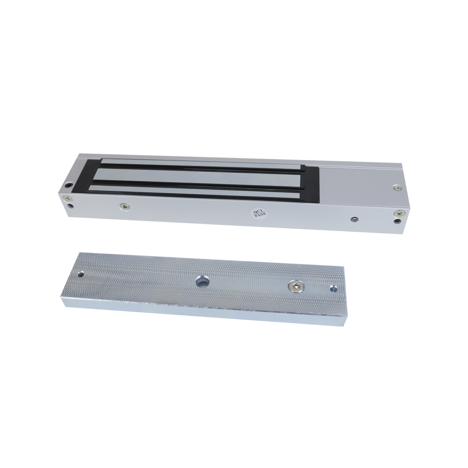 Chapa Magnética de 600 Lbs (272 Kg) / Montaje en Puerta Normal / Certificado CE / Uso en Interior / Magnetismo Anti-residual