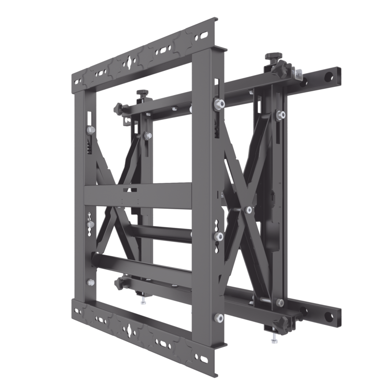 Soporte Modular de Pared para Videowall | Pop Out | Peso Máx. Sopotado 50 Kg | Soporta Formato Horizontal y Vertical.