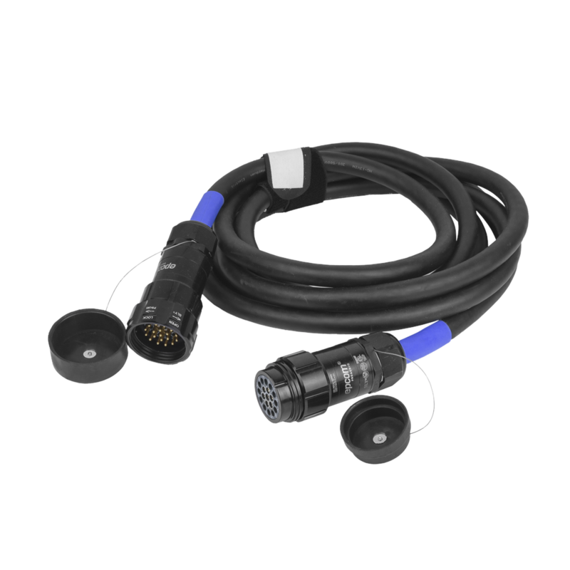 MANGUERA DE AC TIPO SOCAPEX CONECTORES MACHO Y HEMBRA | 25 METROS