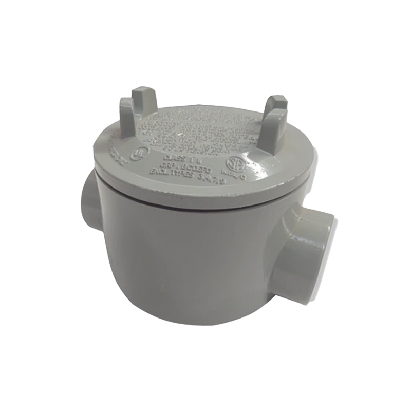 Caja con Tapa Tipo GRC de 1 1/4" (31.8 mm) / Caja a Prueba de Explosión / Para Áreas Peligrosas / Libre de Cobre.