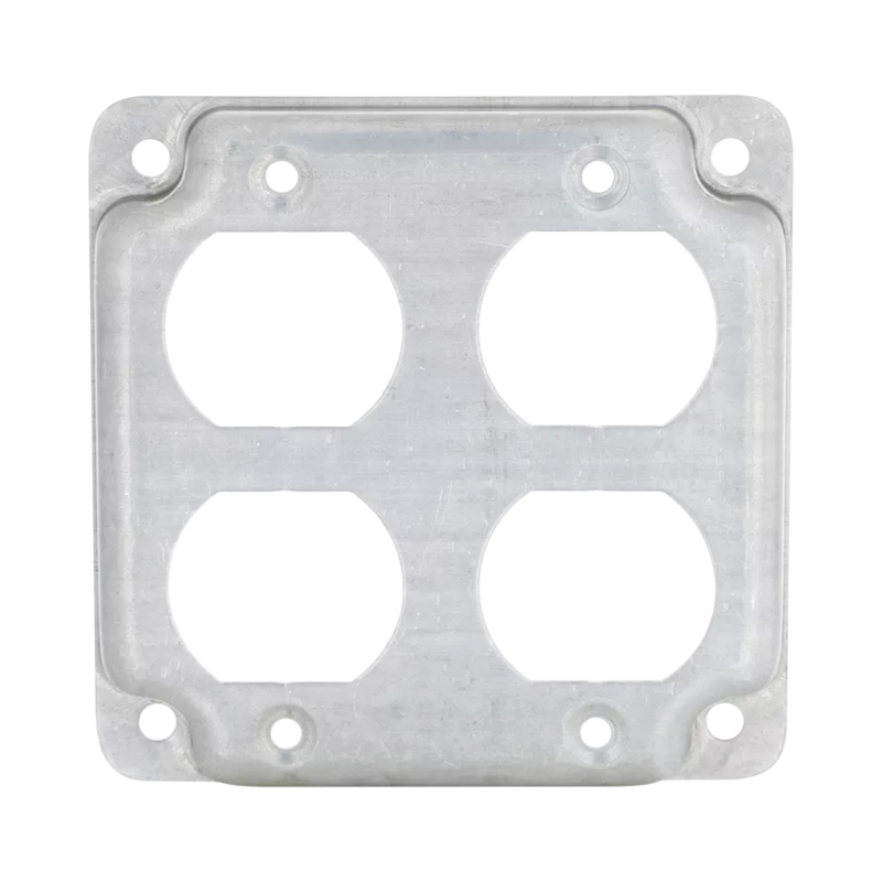 Cubierta de 4" para 2 Contactos Dúplex.