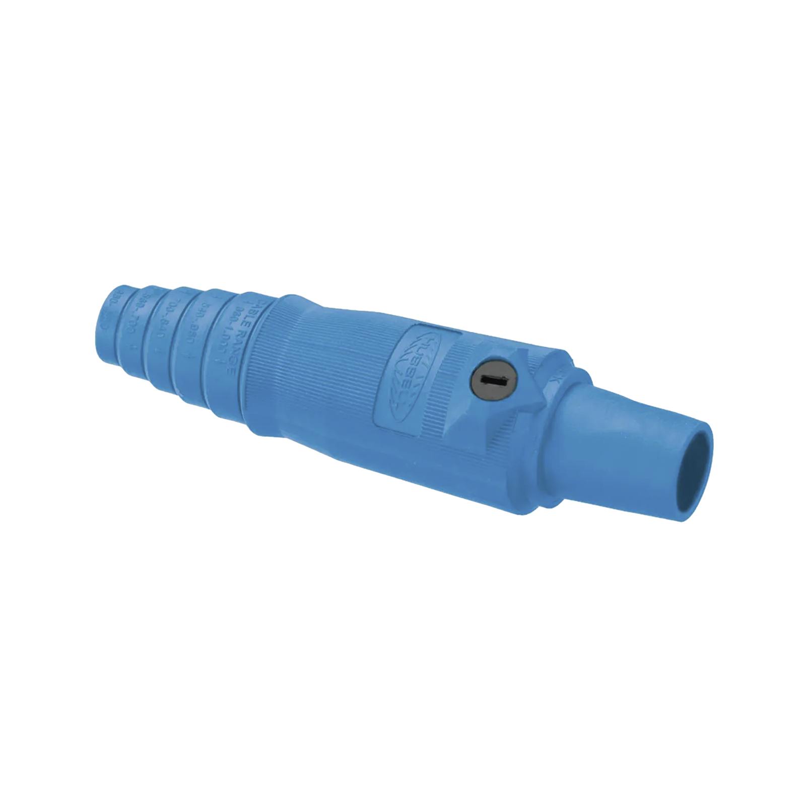 Conector Hembra Unipolar de 400 A 600 V CA/CC / Grado Industrial / Tornillos de fijación dobles/ Color Azul.