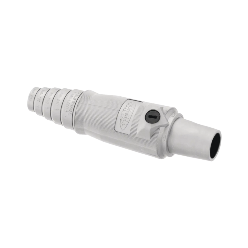 Conector Hembra Unipolar de 400 A 600 V CA/CC / Grado Industrial / Tornillos de fijación dobles/ Color Blanco.