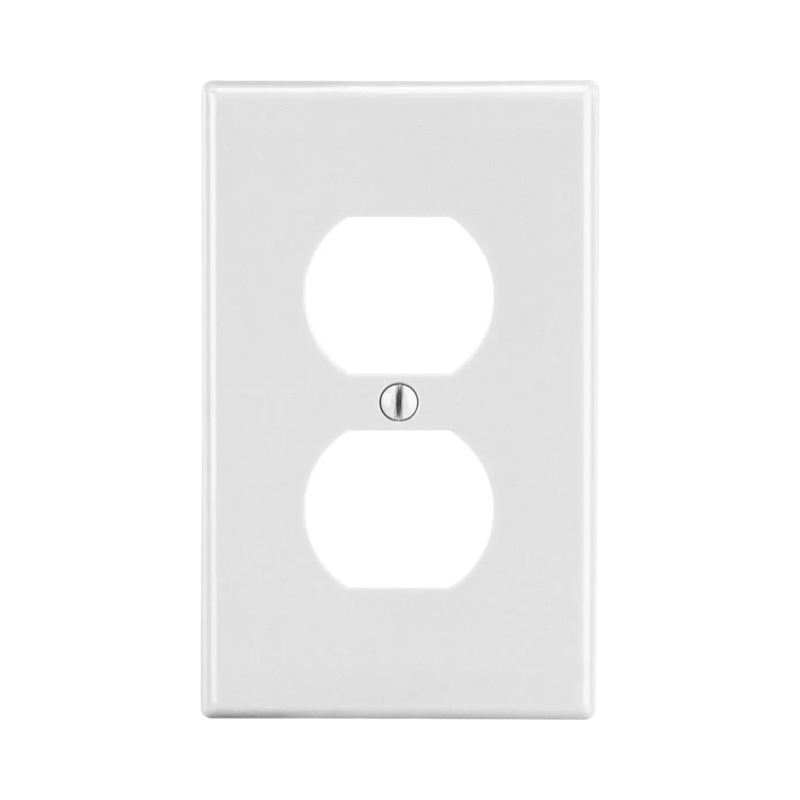 Tapa para Contacto Dúplex Color Blanco.