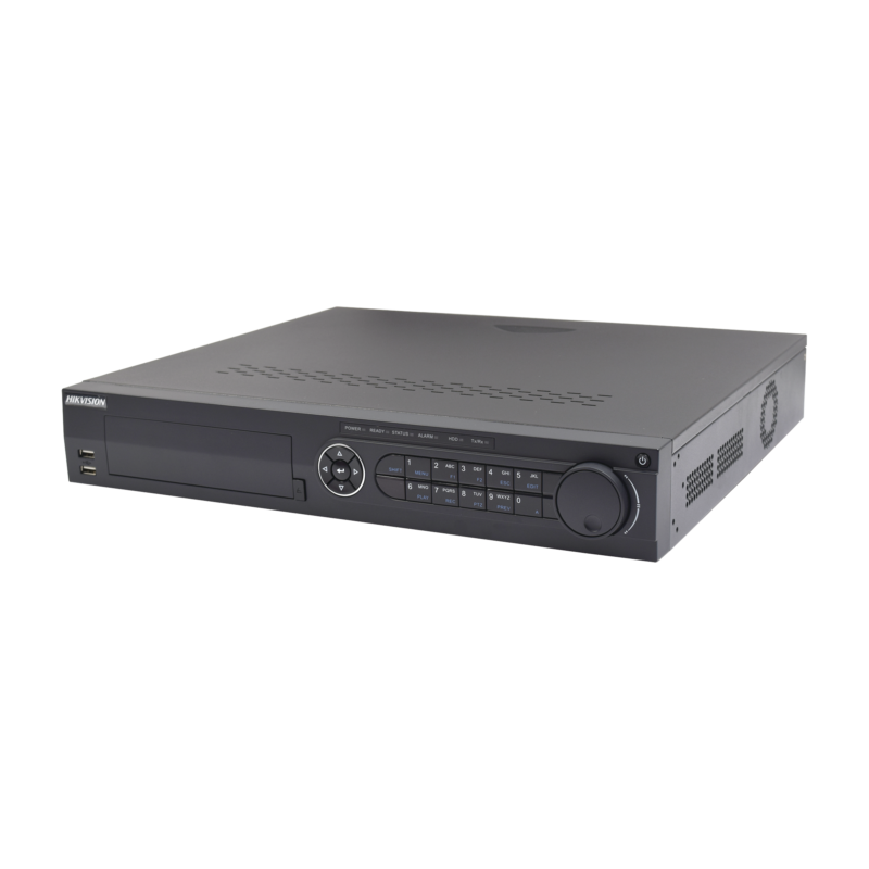 DVR 16 Canales TurboHD + 8 Canales IP / 3K/5MP / Audio por Coaxitron / Acusense / 4 Bahías de Disco Duro / Videoanalisis / 16 Entradas de Alarma