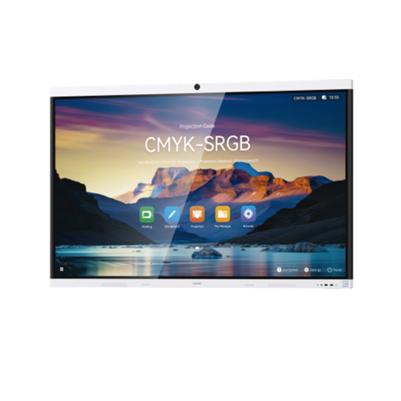 HUAWEI IdeaHub B3, Pantalla interactiva para Colaboración Inteligente, 86", 4K UHD, Harmony, Wi-Fi 6, Seguimiento de Voz, BYOM, Administración desde la Nube Gratis, blanco Jade