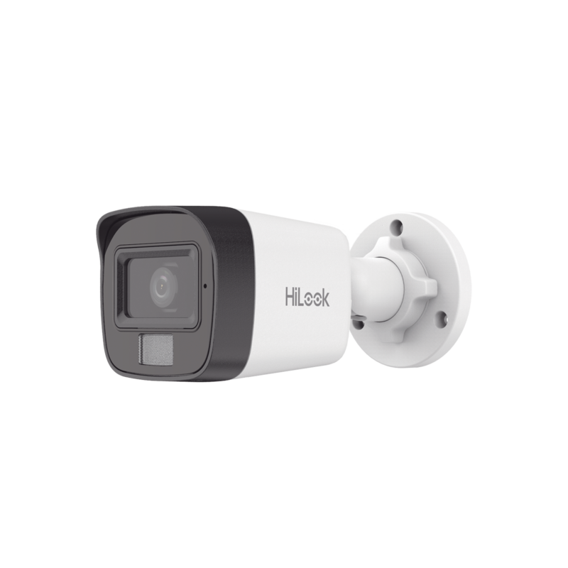 [Dual Light] Bala IP 4 Megapixel / Lente 2.8 mm / Ángulo de visión 104° / 20 mts IR + 15 mts Luz Blanca / Micrófono Integrado / ACUSENSE Lite / Exterior IP67 / H.265+ / PoE / ONVIF / dWDR