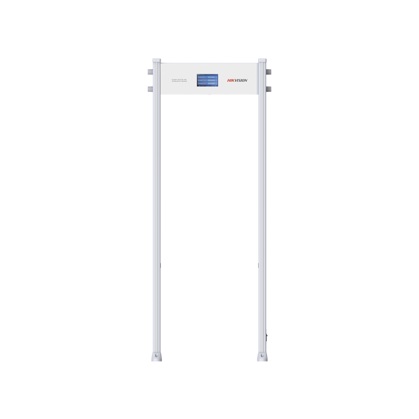 Detector de Metales Walk-though ISD-SMG212L / 1-6-11-12 Zonas de Detección / Pantalla LCD 7 Pulgadas / Sensibilidad Ajustable 999 Niveles / Conteo de Personas / Red Remota / Autodiagnóstico / LED de Posicionamiento