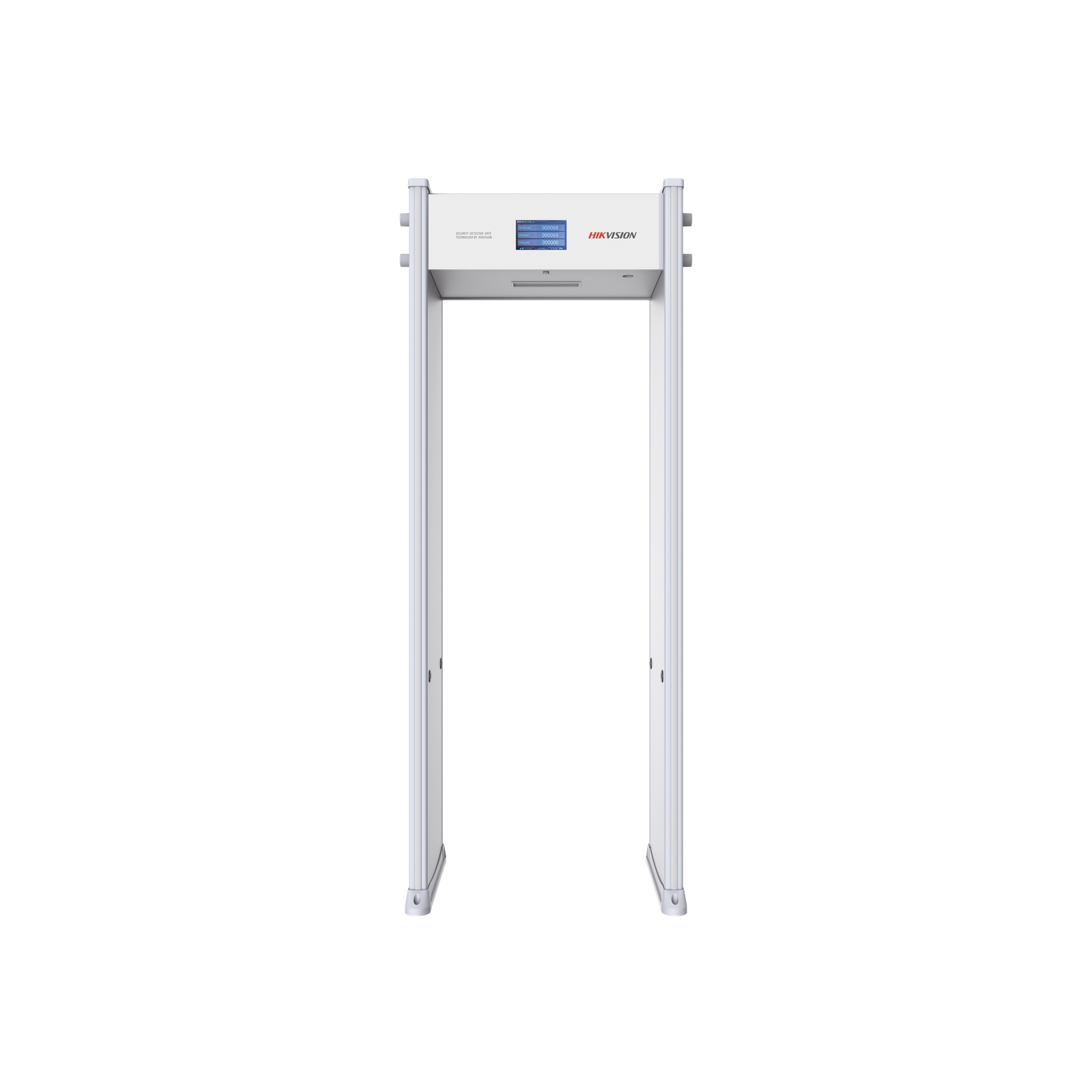 Arco Detector de Metales de 18 Zonas con Pantalla LCD de 7" / Conteo de personas y Alarmas / Ajuste de Sensibilidad e Interferencias / Mejora Anti-Interferencia