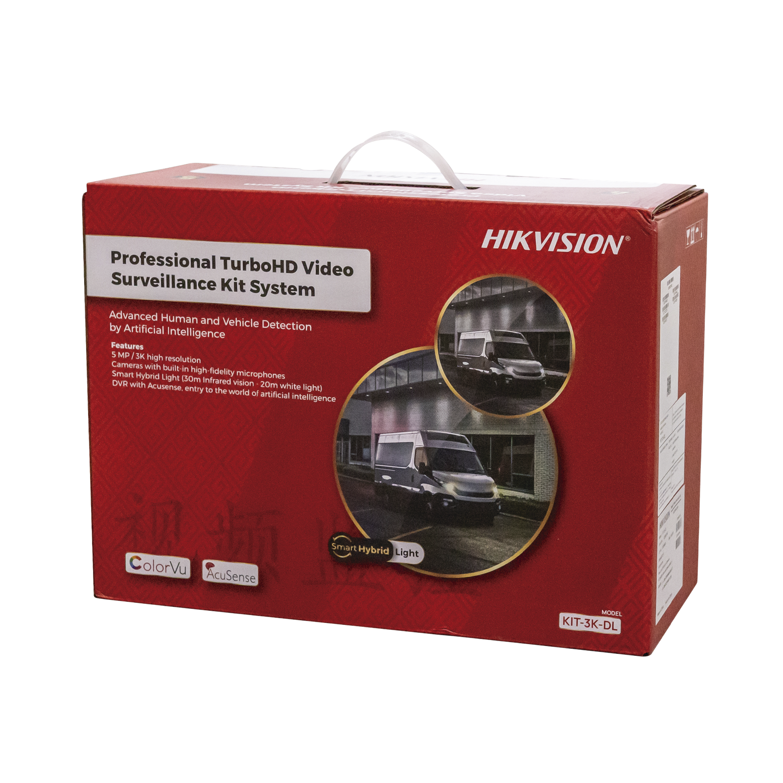 [Dual Light] Kit TurboHD 3K (5 Megapixel) / DVR 4 Canales / 4 Cámaras bala Dual Light / Micrófono Integrado / Accesorios de Interconexión / Fuente de Poder