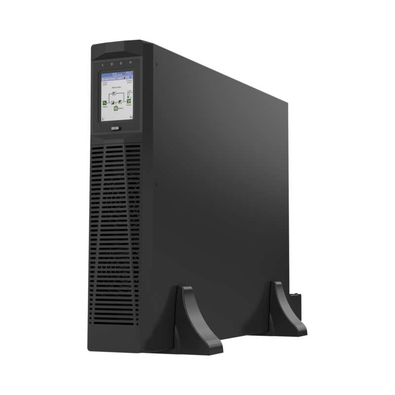 UPS Rack-Torre 6KVA / 5.4kW Entrada s 220VCA, Salida 220VCA (Fase Única), 2 Unidades Rack, Equipo de Largo Tiempo de Operación con Respaldo