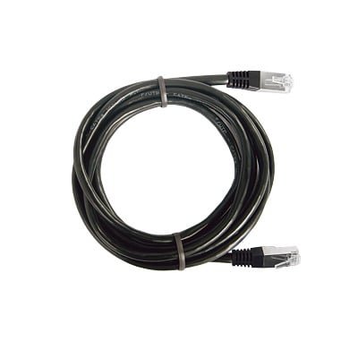 Cable de Parcheo FTP Cat5e - 1 Metro (3.28 Pies) - Negro