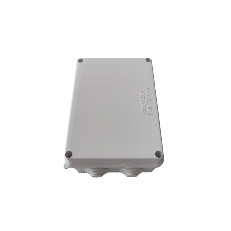 Caja de Conexiones Impermeable IP65, 10 Entradas, Dimensiones 150 x 110 x 70 mm, para Instalaciones Industriales, Comerciales y Residenciales, Incluye Tornillería para su Instalación