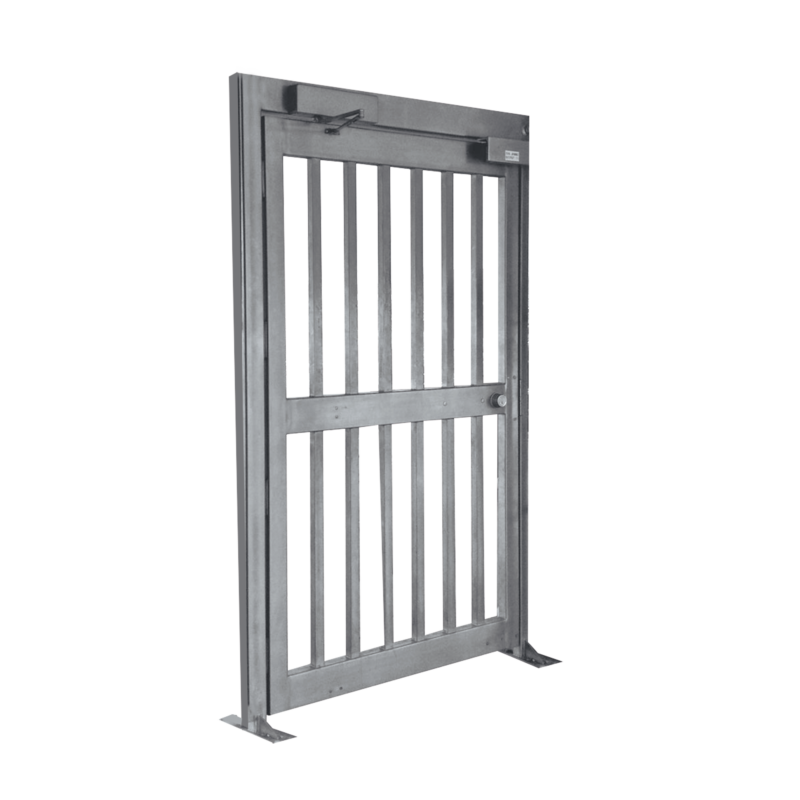 Puerta de Alta Seguridad de Cuerpo Completo  ACABADO EN ACERO GALVANIZADO